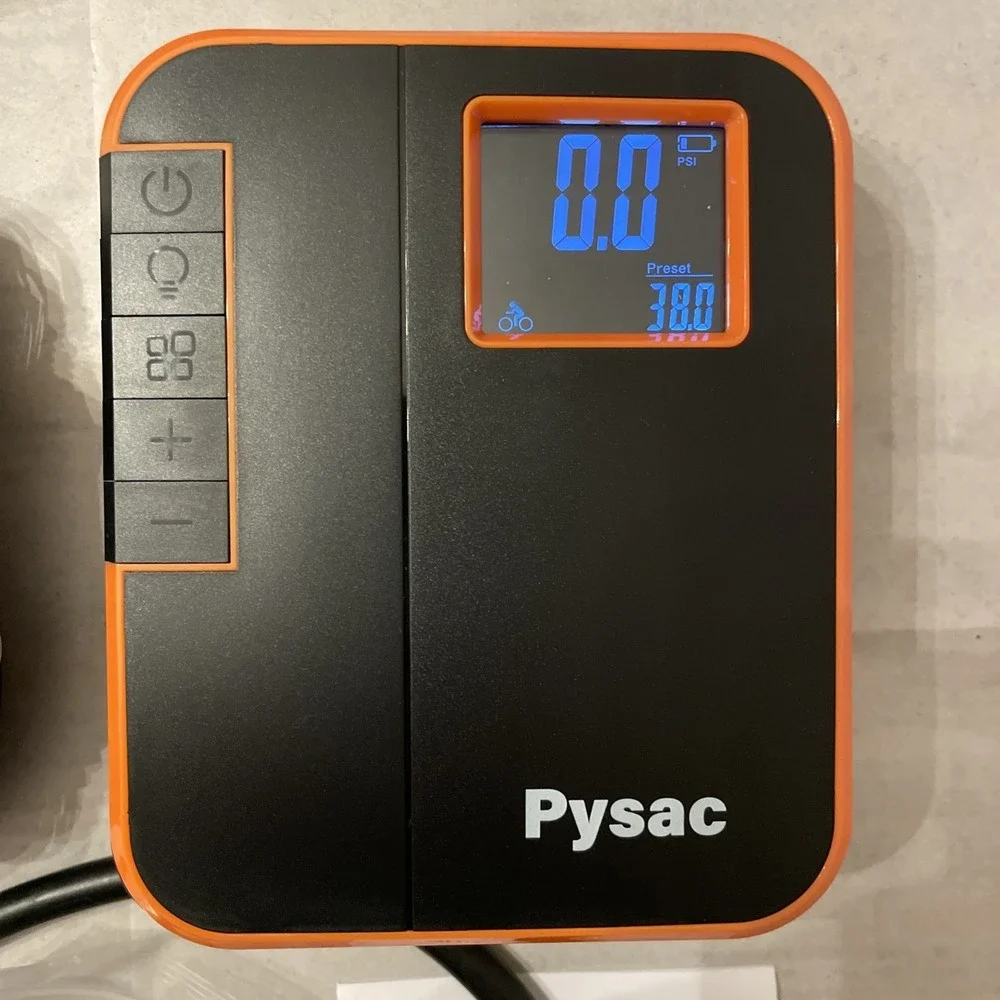 Smart Tire Inflator | Pysac DP3 | Portable Digital Preset Type-C Charging Manual
